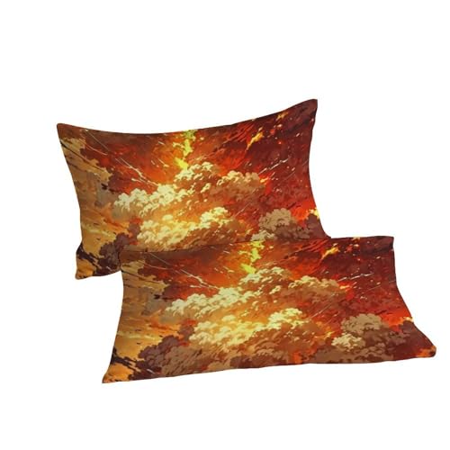 Housse de couette super king microfibre rouge avec 2 taies d'oreiller 3D