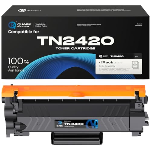 Quark TN2420 Cartouche de Toner Compatible pour TN 2420 Toner Brother DCP-L2530DW MFC-L2710DW...