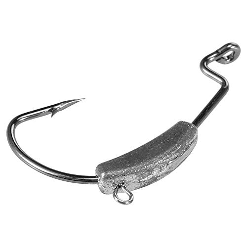 Andoer 5 PCS Jig Head Gancho farpado 1,5g 2,5g 3,5g 4g Aço carbono Pesqueiro Pesqueiro