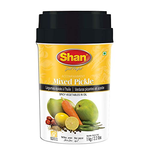 Shan Mixed Pickle, Spicy Vegetables in Oil 1kg