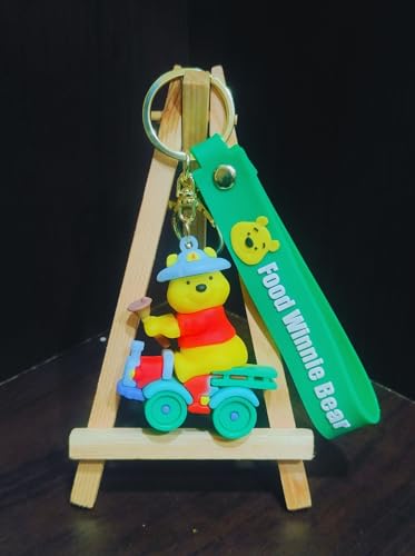 Image of Cute 3D Keychain | Keyring & Quirky Bag Charm | Hard Silicone, Unbreakable | Travel Essential | Kids Friendly | Strap & Bag Hook