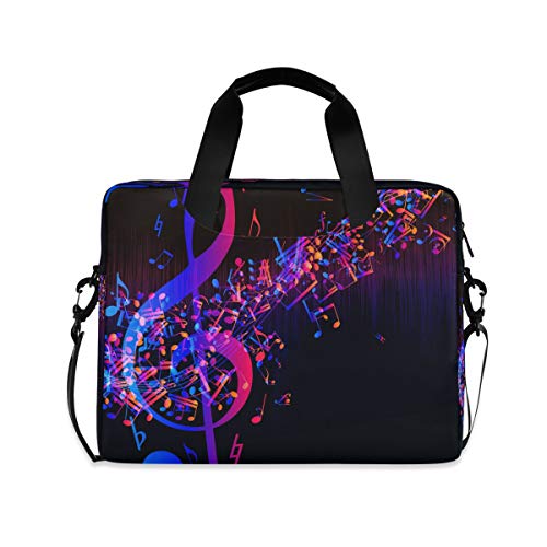 Maletín para la escuela y el trabajo: funda para portátil musical de 13, 14 y 15.6 pulgadas