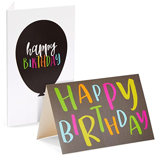 BEST PAPER GREETINGS Birthday Cards - Assorted Birthday Cards Blank Inside - Blank Note & Envelope Pack - 4x6 in, Pack of 36, Multicolor - Thumbnail 6