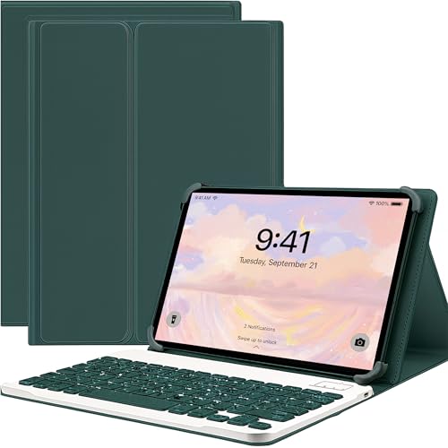 TCL NXTPAPER 11 Gen 2 �^�u���b�g�P�[�X ���O���\�Ȏ��C�L�[�{�[�h�t�� 9-11�C���`�̃^�u���b�g�ɑΉ� TPU�ی� �v���~�A��PU���U�[ Type-C�[�d (�f�B�[�v�O���[��, TCL NXTPAPER 11 Gen 2)