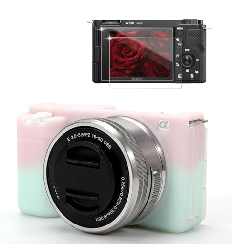 Funda suave de silicona para cámara Sony ZV-E10