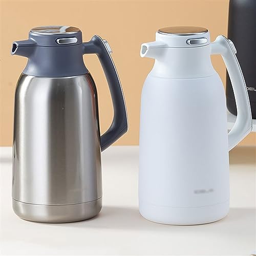Tetera eléctrica de acero inoxidable 2L blanca miniatura 7