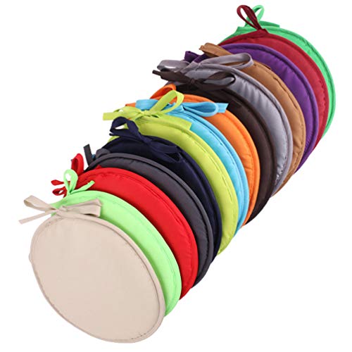 Lifkome Outdoor Chairs Patio Chair Cushion Round Chairs Seat Cushions Sponge Stool Pad Chairs Cover Slipcover Round Bar Stool Seat Covers Seat Cushion Outdoor Chair Cushions Outdoor Pillows #TOP1