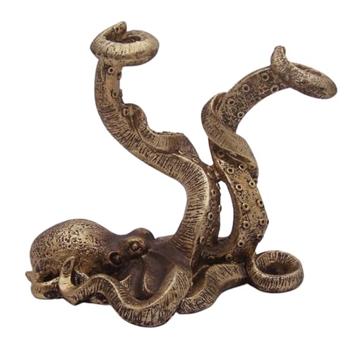 Octopus Style Toothbrush Holder, Unique Bathroom Decor, Nautical Accent Piece, 7.25 Inches - Image 2