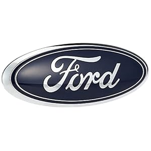 Ford AA8Z-9942528-A Nameplate Dark Blue, 9 x 3.5 INCHES