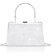 tulle chain handle bag/silver Amazon.com: Larcenciel Women's Evening Handbags, Sparkly Top