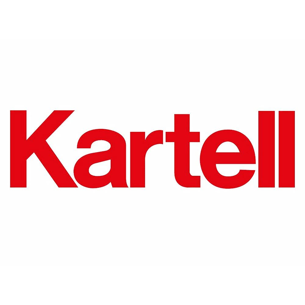 Kartell Panier Behälter, Bambus, Crystal, 61 x 21 x 61 cm