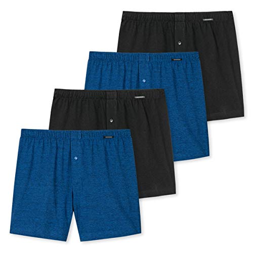 Preisvergleich Produktbild Schiesser - Boxershorts - 168446-4er Spar-Pack (7 Schwarz / Blau)