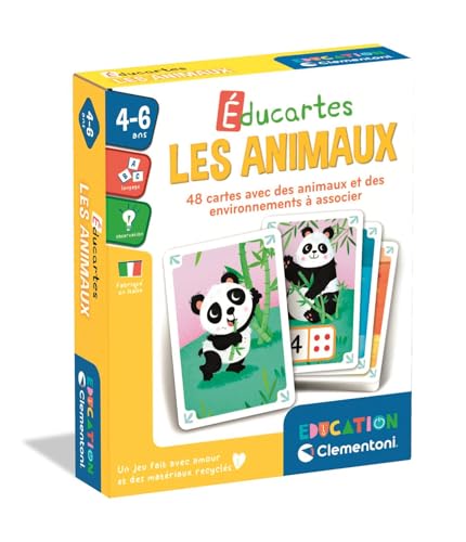 Les animaux Éducartes Clementoni Jeux - vue 2