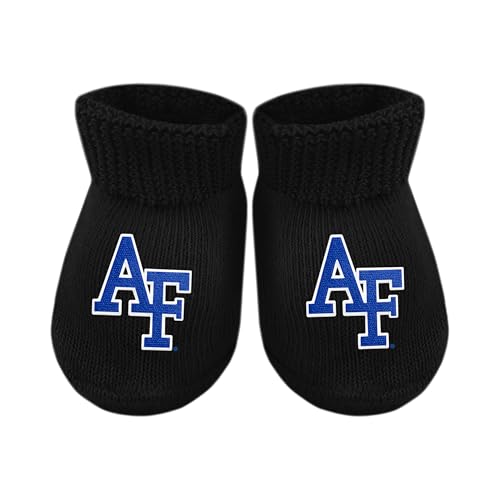 Creative Knitwear College Baby Bootie Sock - Team Logo, Multiple Colors, for Boys & Girls (Newborn - 6 Months)