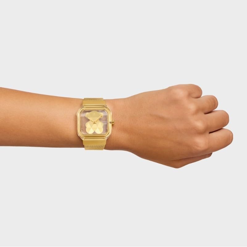 TOUS Montre analogique avec bracelet en acier D-Bear Party