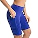Produktbild HuaCat Yogahosen Damen Frauen Handytasche Hohe Taille Leggings Shorts Yogahosen Frau Sport Hohe Taille Shorts Gamaschen-Hosen Seitliche Handytaschen Yogahosen
