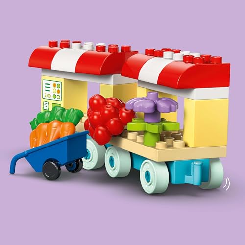Image of LEGO DUPLO Peppa Pig Grandpa Pig's Garden and Greenhouse Building Set 10461 Building Blocks Toys for 2+ Gift for Boys and Girls