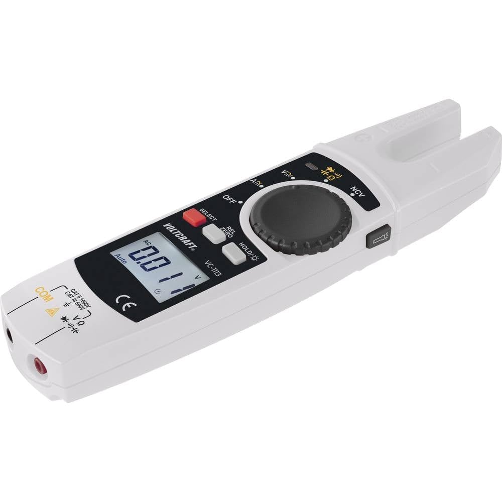 VOLTCRAFT VC-1113 Stromzange digital CAT II 1000 V, CAT III 600 V Anzeige (Counts): 6000
