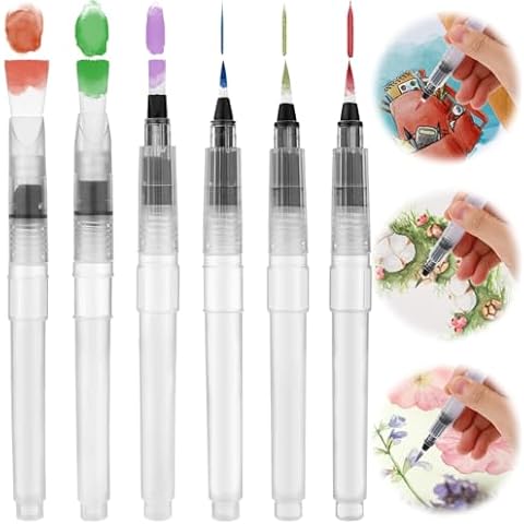 Abeillo 6PCS Watercolour Brush Pen Set Cover