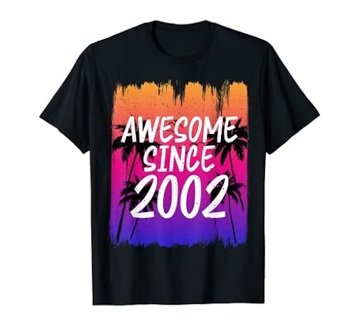 Vintage Impresionante Desde 2002 Camisas Retro Edición Limitada Camiseta | Ya disponible en tu tienda friki favorita! En mundofriki.es!