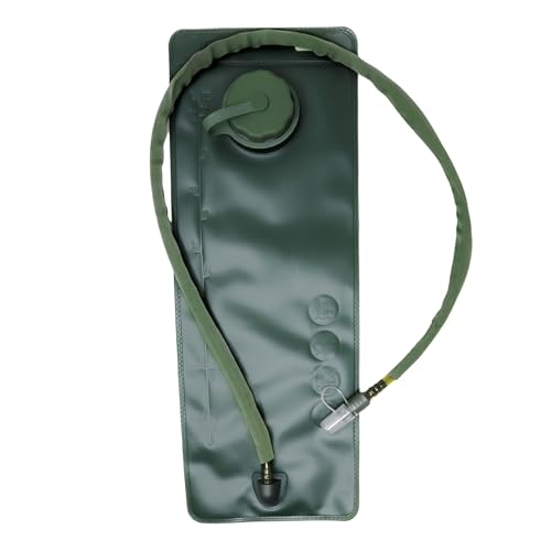 M MCGUIRE GEAR Hydration Bladder, 3L/100 oz. Water Bladder, Leak Proof Hydration Pack, Water Reservoir with Insulated Drinking Tube for Hiking, Cycling, and Biking (Olive Drab)
