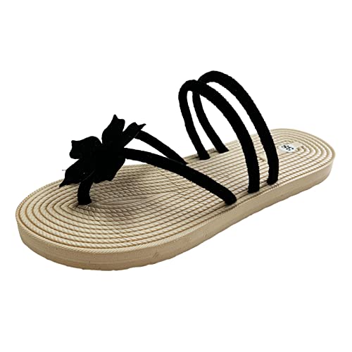 SHOBDW Sandalias Con Plataforma Para Mujer De Chanclas Planas Arce Bohemio Playa Flip Flops Pala Talla 44 Cangrejeras Dedo Hawaina 39 Piscina Circulacion Blancas Zapatos Juanetes Agua Chancla Negro