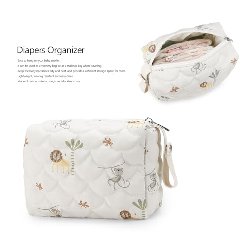 Bolsa compacta para pañales con múltiples compartimentos miniatura 6