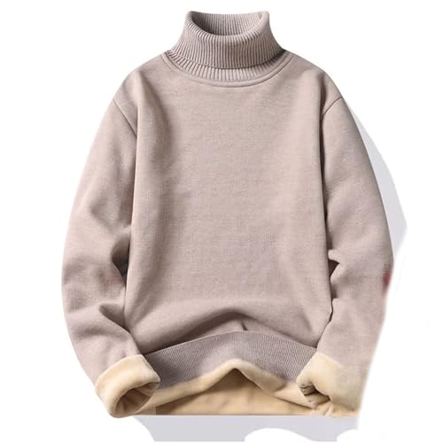 Winter Men's Turtleneck Sweater Cashmere Warm Pullover Slim Fit Casual Sweater2