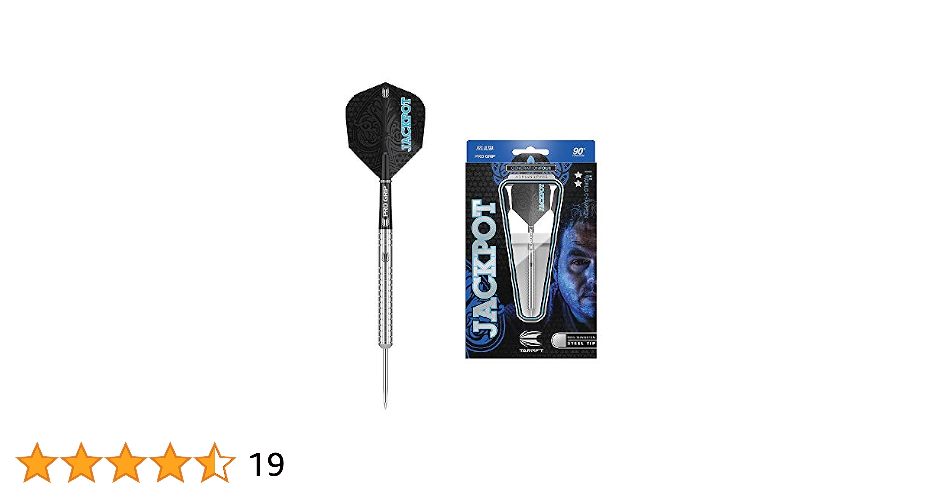 ダーツ TARGET ADRIAN LEWIS GEN-4 Target Adrian Lewis G4 90% 24g Steel Tip