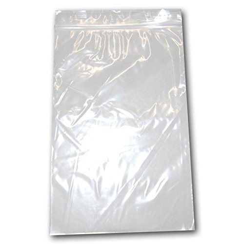 100 Poly Bag Zipper Resealable Plastic Shipping Bags 6" x 9"