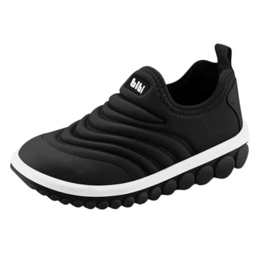 Tênis Infantil Masculino Bibi Roller Menino Preto Escolar Sem Cadarço Confortável (Preto, BR, Criança de 1 a 3 anos, Numérico, 26)