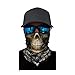 Produktbild cinnamou Multiunktionstuch Maske Schal Kälteschutz Gesichtsmaske Fishing Totenkopf Schal Skull Bandana Gesichtsmaske Halstuch Ski Motorrad Paintball Halloween Maske (25CM X 50CM, C)