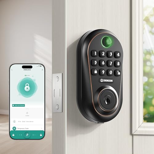 Image of Electronic Keyless Door Lock with Keypad, Gold