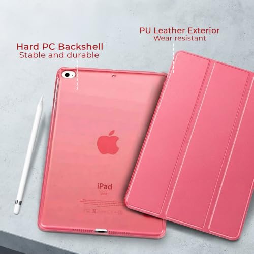 Image of MOCA Case for 7.9 inch inch iPad mini 5 / Mini 4 iPad mini A2133 A2124 A2126 A2125 A1538 A1550 Translucent Back Stand Flip Cover case (Water Melon)
