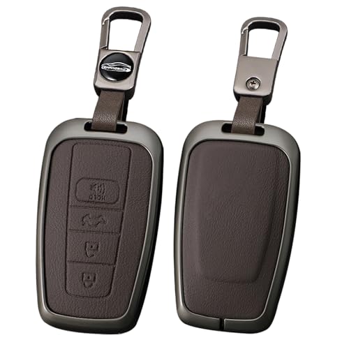 Porte-clés en métal marron pour Camry et RAV4 : l'élégance durable d'une coque de protection