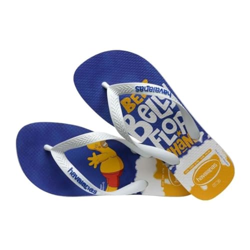 Chinelo Havaianas Simpsons - COR:Branco;TAMANHO:43/44