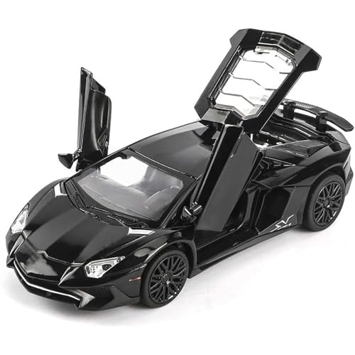 Image of 1:32 Scale Lamborgini LP750 Toy Car for Kids Diecast Metal Cars Die Cast Toy Car with Light Sound Pull Back Openable Door