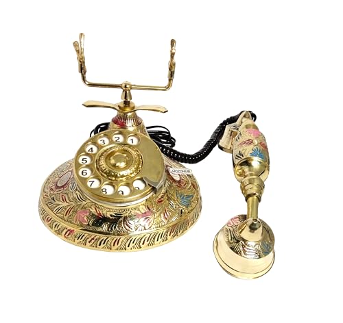 MOZO-HUB-Brass-vintage-Designer-Land-Line-working-Telephone