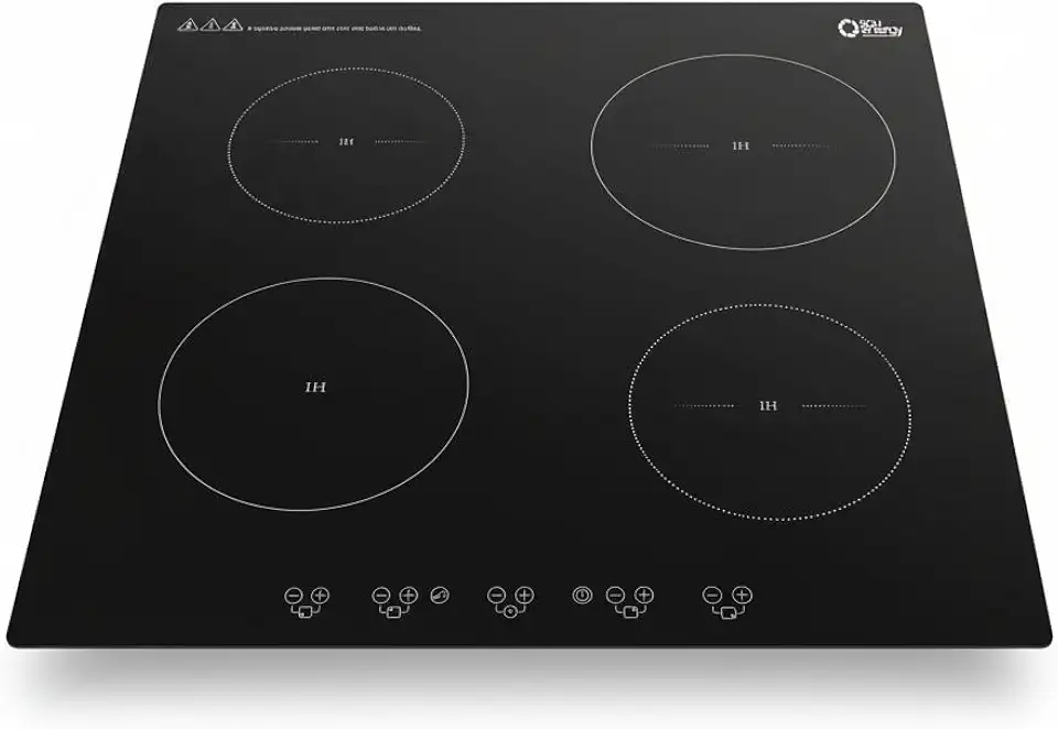 Cooktop Indução Embutir 7200w Turbo Touch Preto | Sou Energy