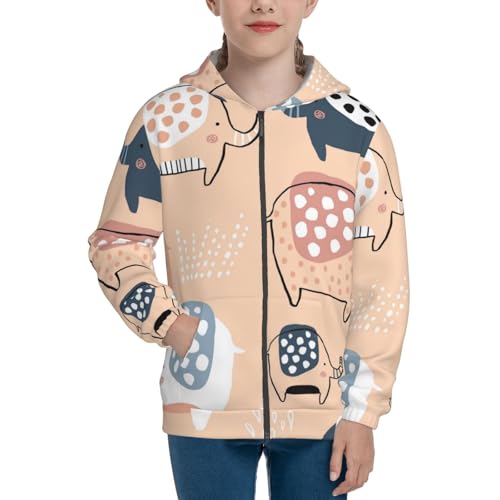 Cute Panda Flying in the Sky Kid Hoodies Boys Zip Up Sweatshirts Girls Pullover with Pocket3