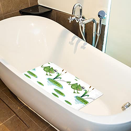 Tapis de baignoire antidérapant 40x70 cm grenouille verte - 6