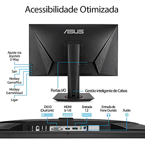 Monitor Gamer Asus 27'' Full Hd 0.5ms 165hz G-sync, Vg278qr