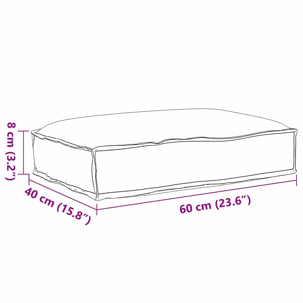 Cojín para Palets Exterior Impermeable, Tela Oxford Resistente para Jardín y Terraza, Cómodo y Estilo Moderno, Fácil Limpieza y Duradero para Asientos de Palets Estándar