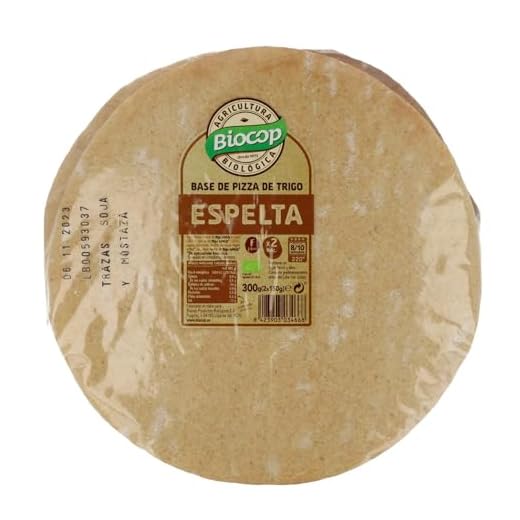 Biocop Pizza Espelta Dos Bases Biocop 300 G 100 g