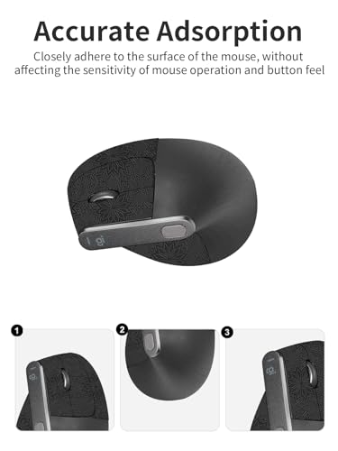 Bandes antidérapantes pour Logitech MX Vertical - Kit autocollant et résistant - 3