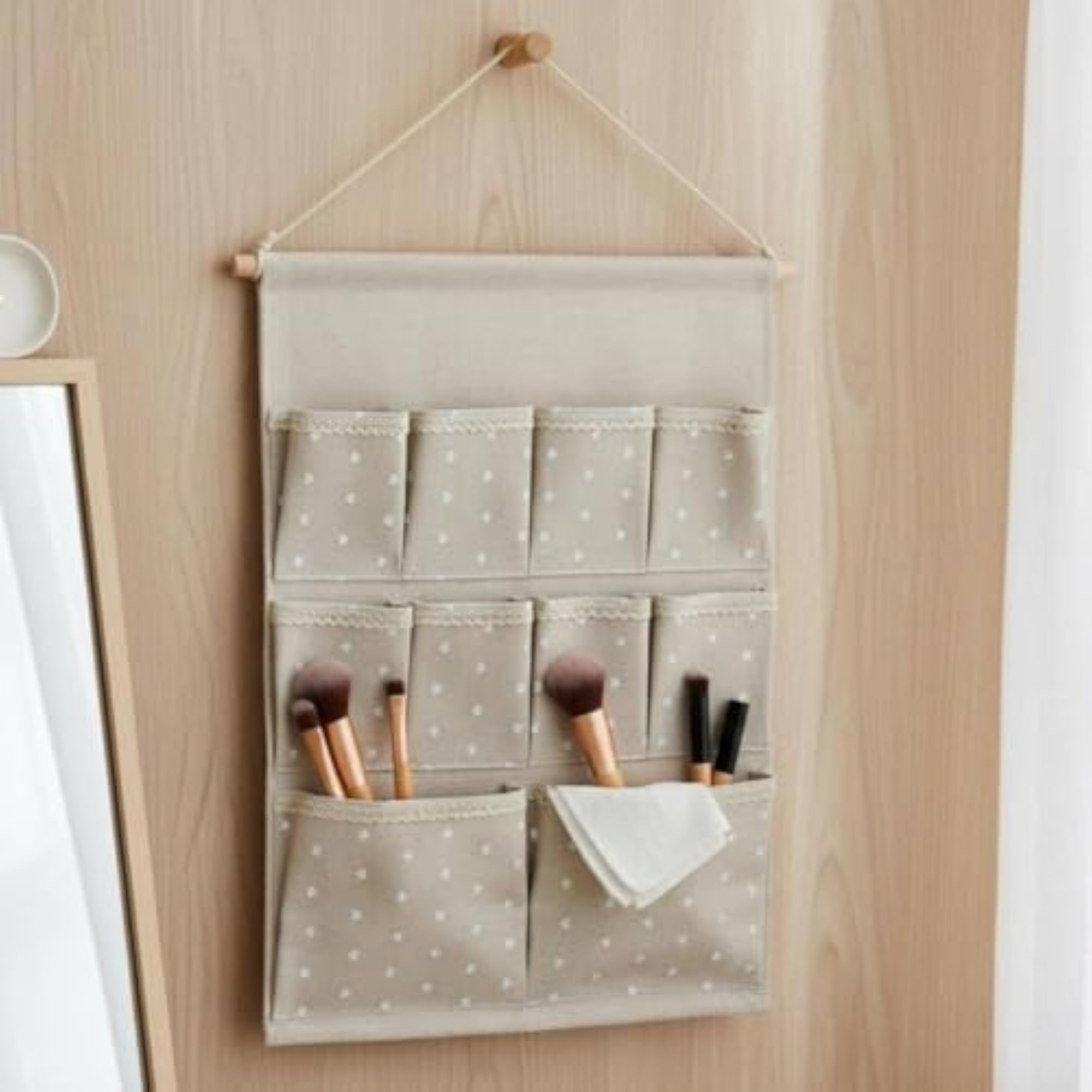 Wall Hanging Over the Door Storage Organizer, Large Capacity Textile Pocket