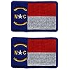 Amazon.com: North Carolina State Flag Patch Embroidered NC Hook Patch ...