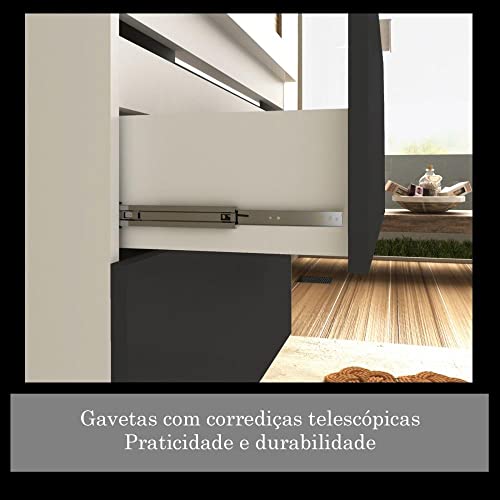 Gabinete para Banheiro Sem Tampo Pietra 80cm Móveis Bosi