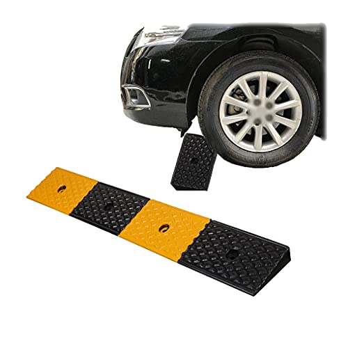 Pente de Bord de Route en Caoutchouc Rampe de Pente Rampe de Pente Texture de Bosse Antidérapante Support de Charge 1100kg-1400kg Résistance à La Pression et à L'usure Trafic de Véhicules à Moteur Cover