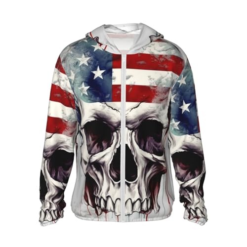Chemise de soleil pour femme veste légère à motif tête de mort idéale pour la plage
